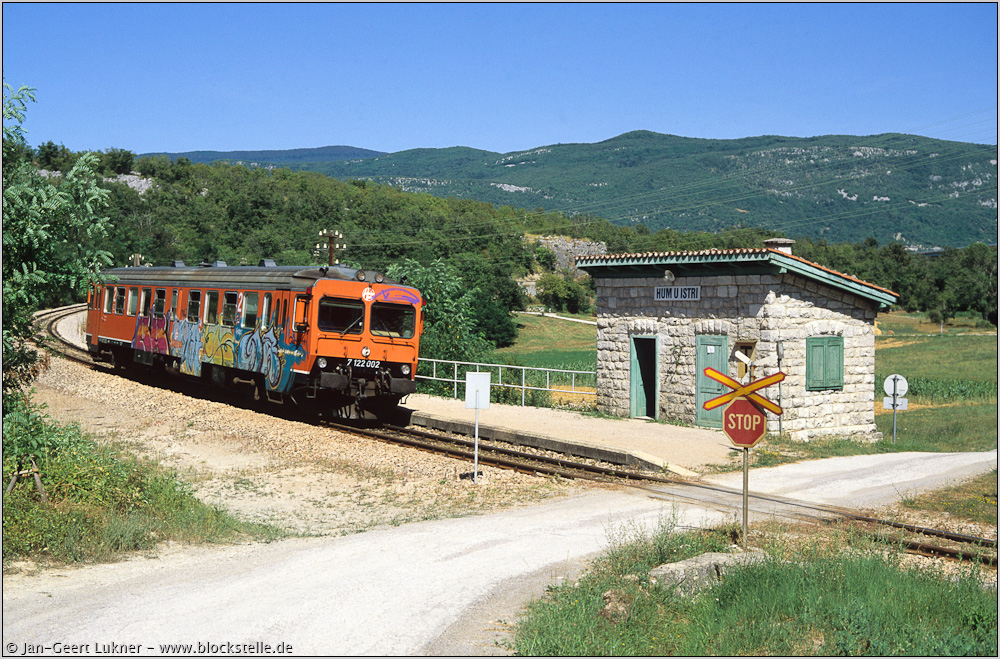 Die Blockstelle Eisenbahnfotos aus Istrien